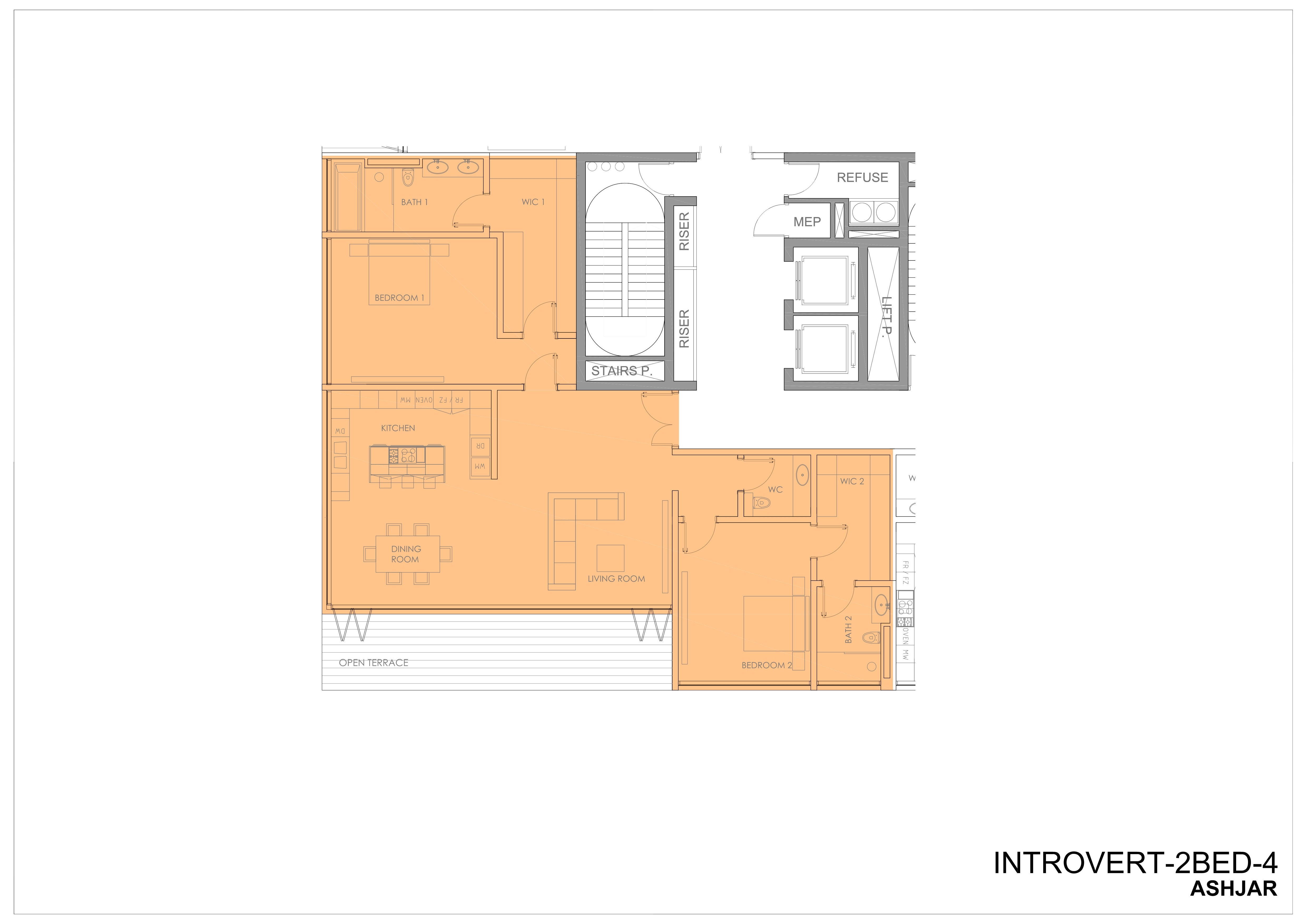 Type INTROVERT-F Floor Plan_